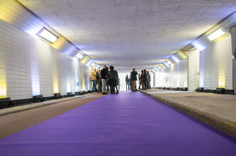 Lightronics opening tunnel in Weesp