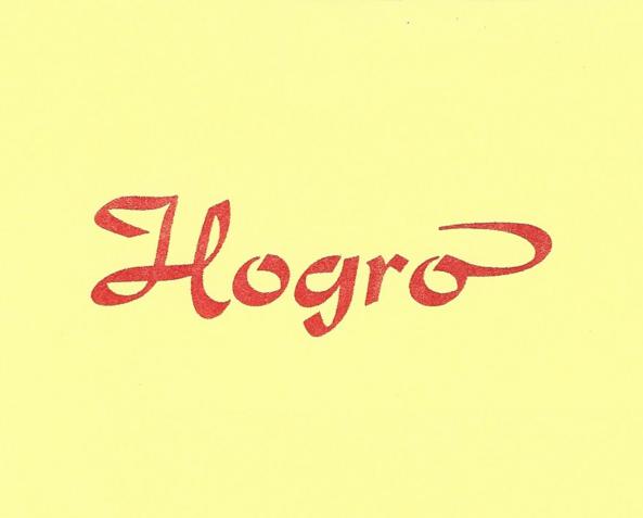Historie Hogro Logo Historie Hogro Logo